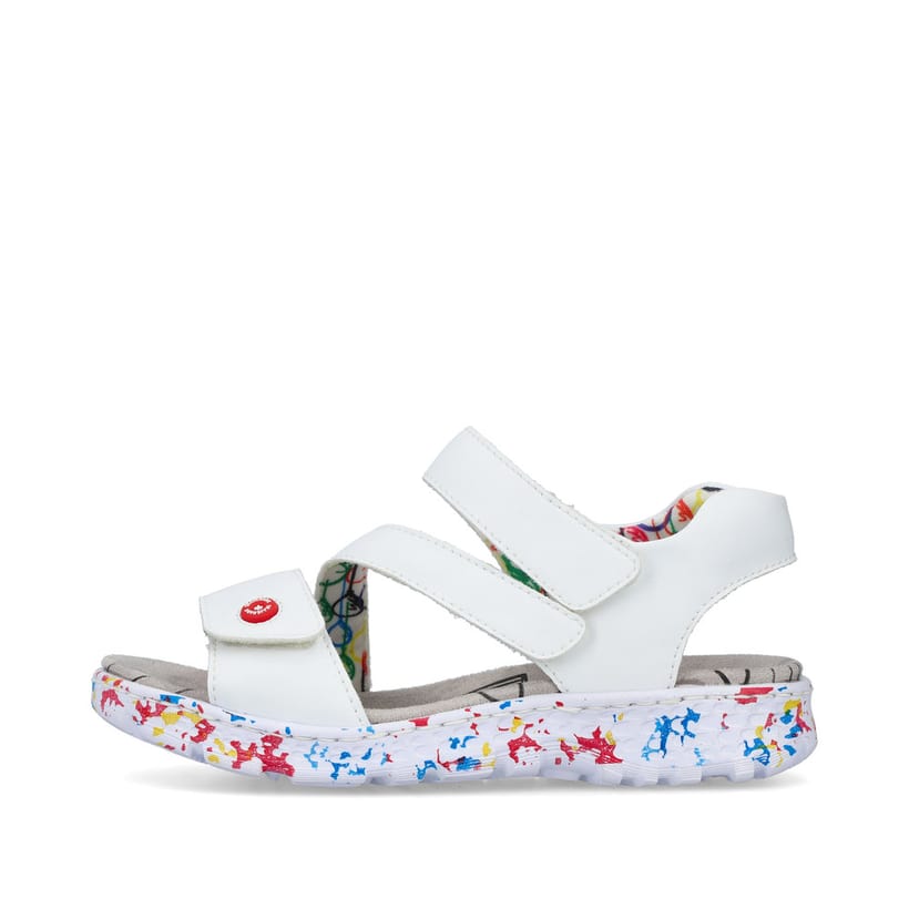 Rieker Artikelnummer 67870-80 Rieker Damen Riemchensandalen lilienweiß