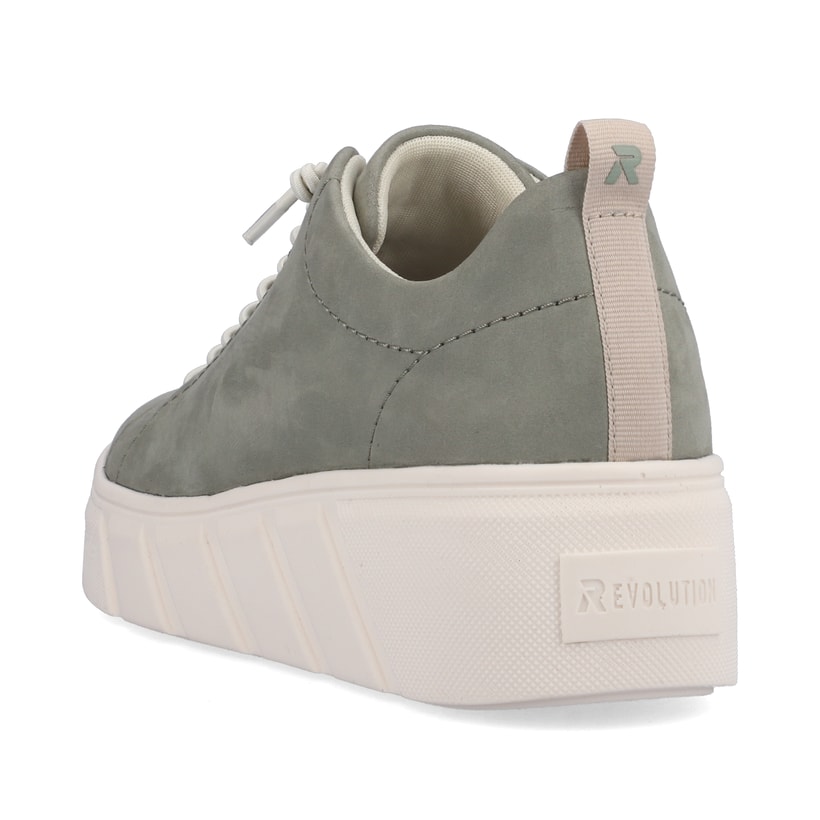 Rieker Artikelnummer W0500-52 Rieker Damen Sneaker Low khaki green Sonderangebot der Fabrik