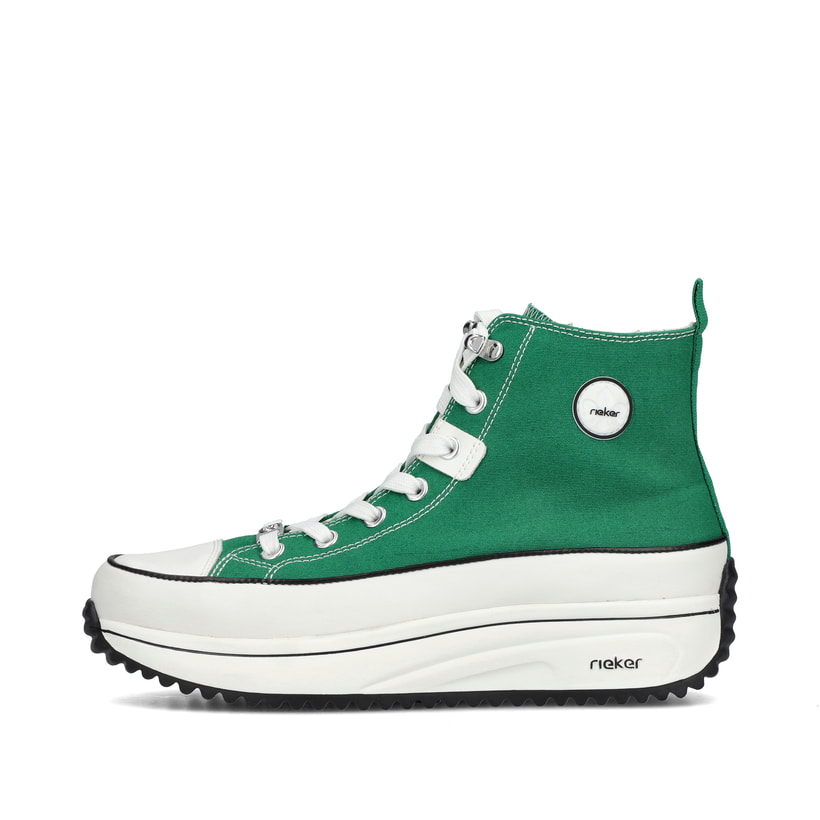 Rieker Artikelnummer 90010-52 Rieker Damen Sneaker High grasgrün