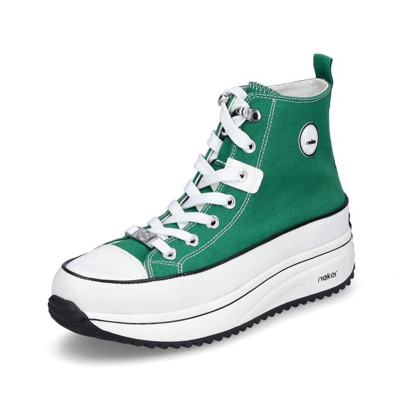 Rieker Artikelnummer 90010-52 Rieker Damen Sneaker High grasgrün Nur noch ein Tag übrig