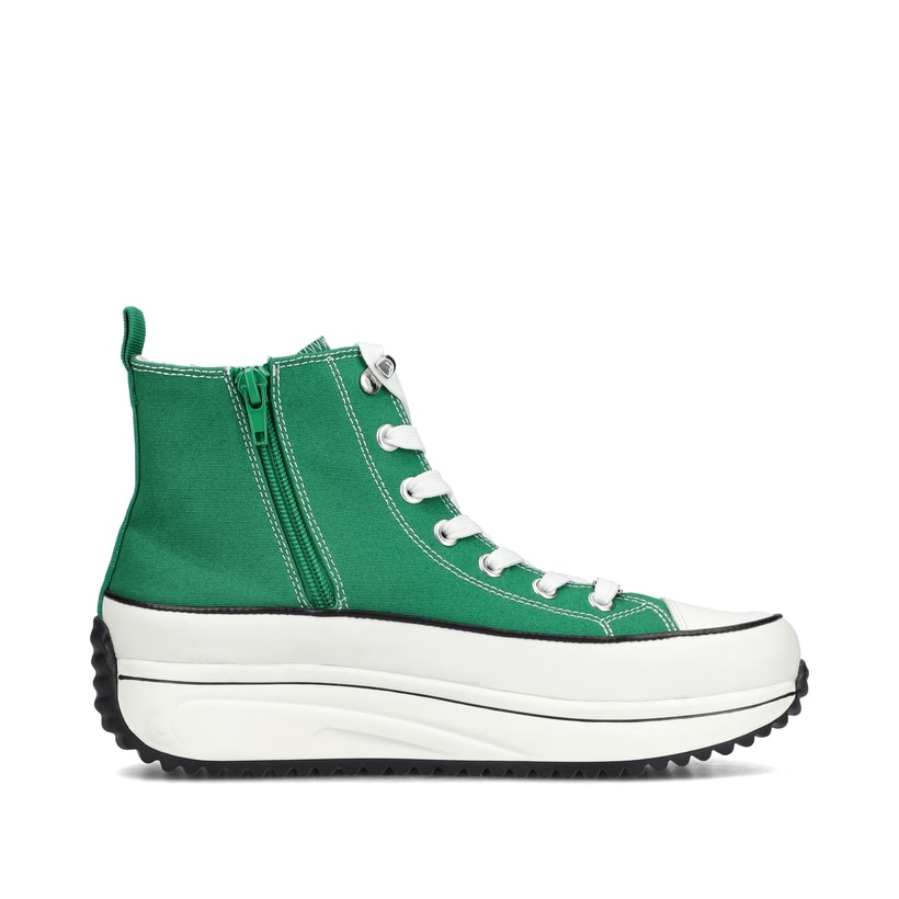 Rieker Artikelnummer 90010-52 Rieker Damen Sneaker High grasgrün Nur noch ein Tag übrig