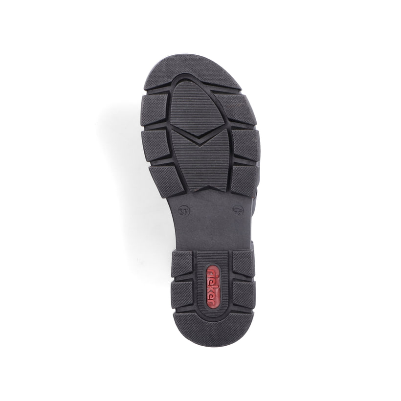 Rieker Artikelnummer V5352-00 Rieker Damen Riemchensandalen asphaltschwarz Riesige Rabatte