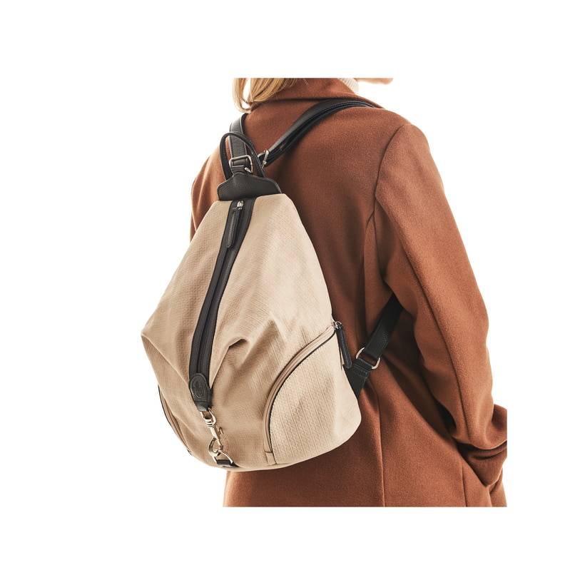 Rieker Artikelnummer H1055-62 Rieker Rucksack champagner Im Verkauf