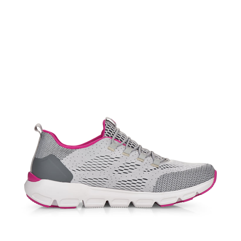 Rieker Artikelnummer 40403-40 Rieker Damen Slipper silver grey Exklusivangebot