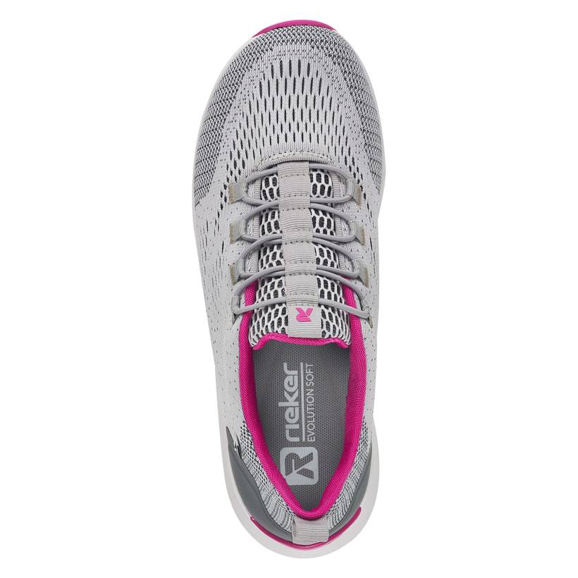 Rieker Artikelnummer 40403-40 Rieker Damen Slipper silver grey Exklusivangebot