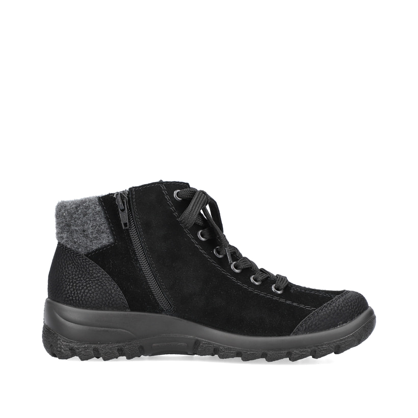 Rieker Artikelnummer L7132-01 Rieker Damen Schnürschuhe graphitschwarz Saisonschlussverkauf
