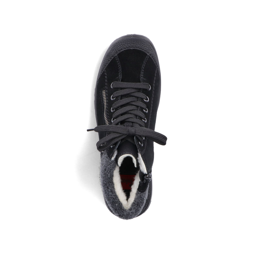 Rieker Artikelnummer L7132-01 Rieker Damen Schnürschuhe graphitschwarz Saisonschlussverkauf