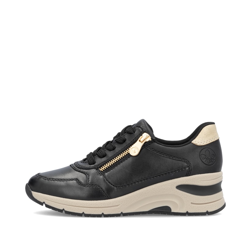 Rieker Artikelnummer N9301-00 Rieker Damen Sneaker Low mattschwarz
