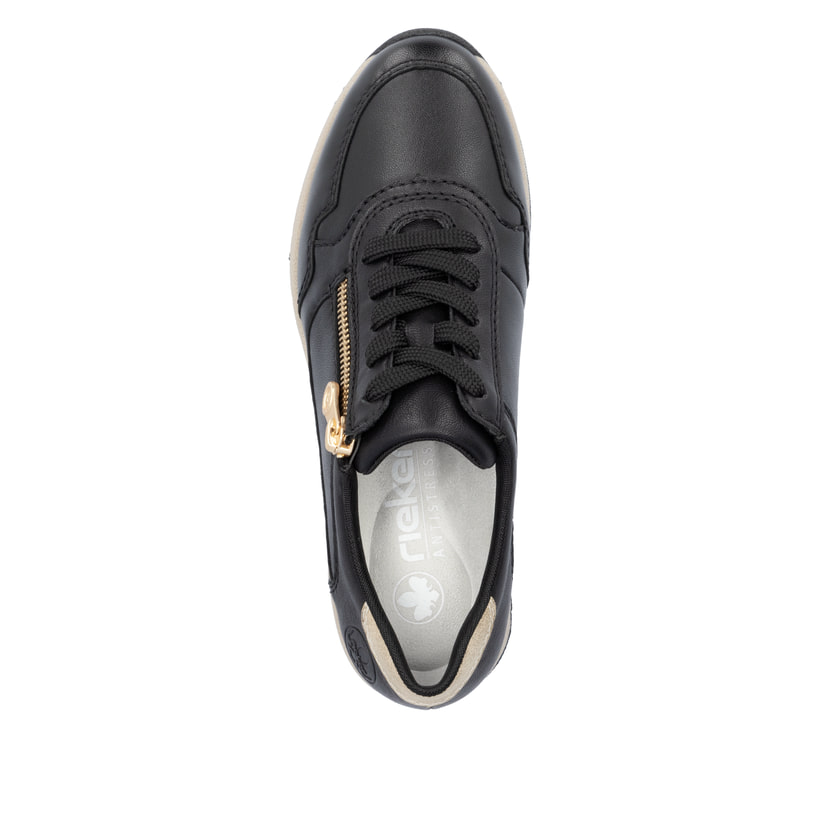 Rieker Artikelnummer N9301-00 Rieker Damen Sneaker Low mattschwarz Black Friday