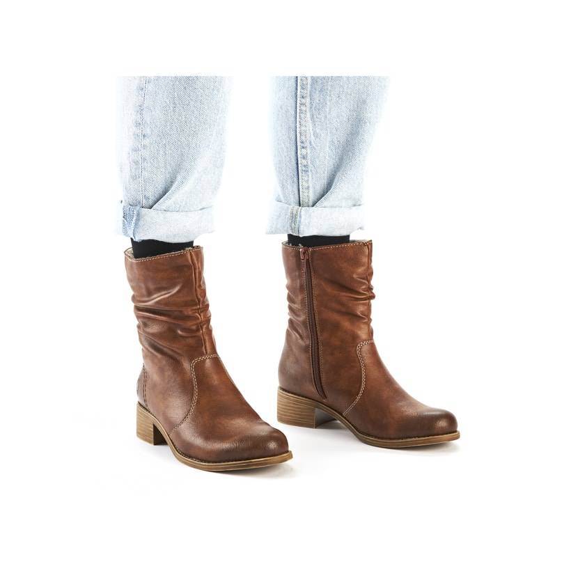Rieker Artikelnummer 76581-24 Rieker Damen Stiefeletten nougatbraun Cyber Monday