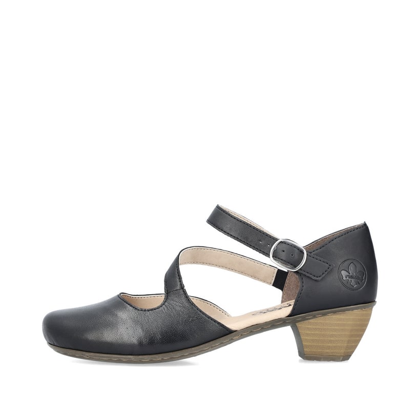 Rieker Artikelnummer 41780-00 Rieker Damen Pumps glanzschwarz