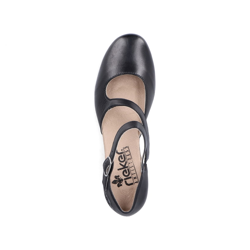 Rieker Artikelnummer 41780-00 Rieker Damen Pumps glanzschwarz Weihnachtsangebot