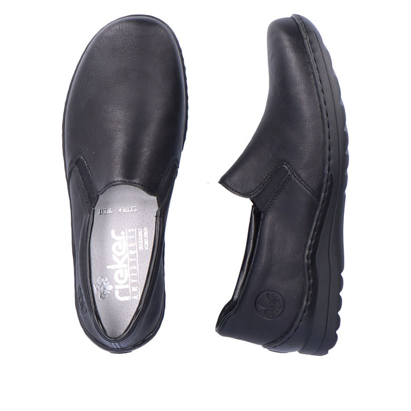 Rieker Artikelnummer 48964-00 Rieker Damen Slipper asphaltschwarz Osterangebot