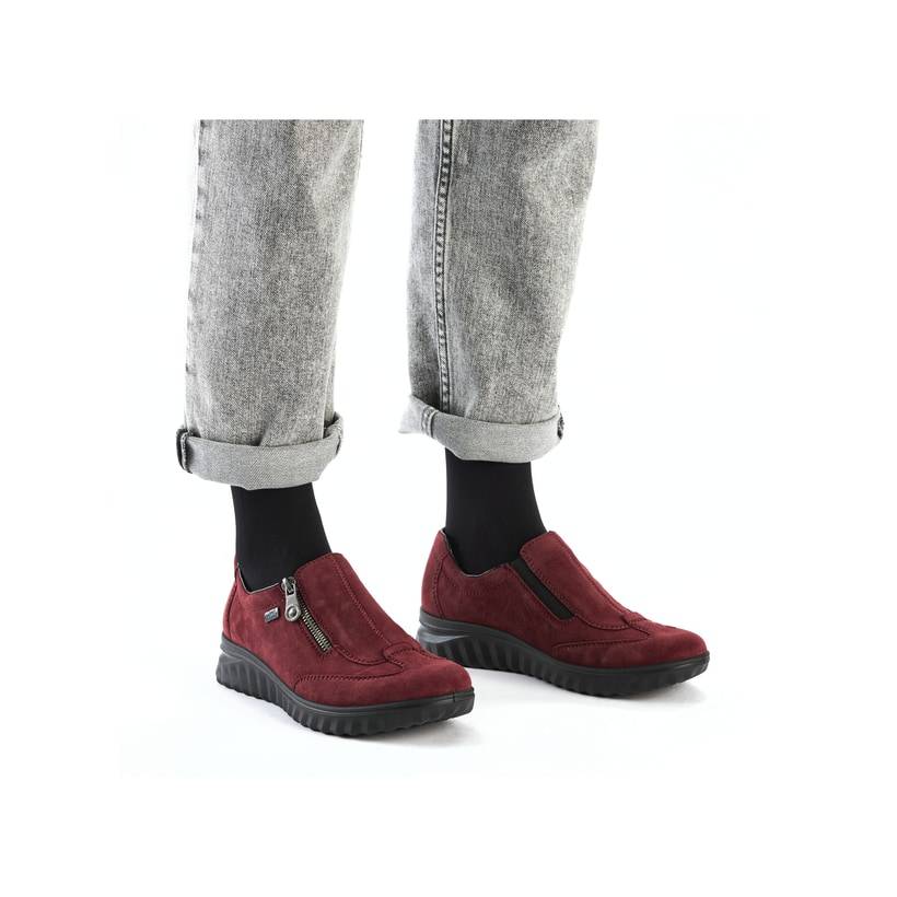 Rieker Artikelnummer 59071-35 Rieker Damen Slipper rubinrot Valentinstagsangebot