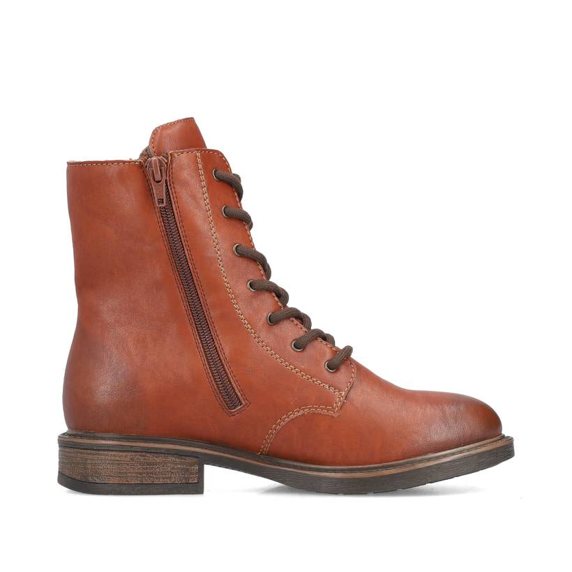 Rieker Artikelnummer 71450-24 Rieker Damen Schnürstiefel fuchsbraun Jubiläumsangebot