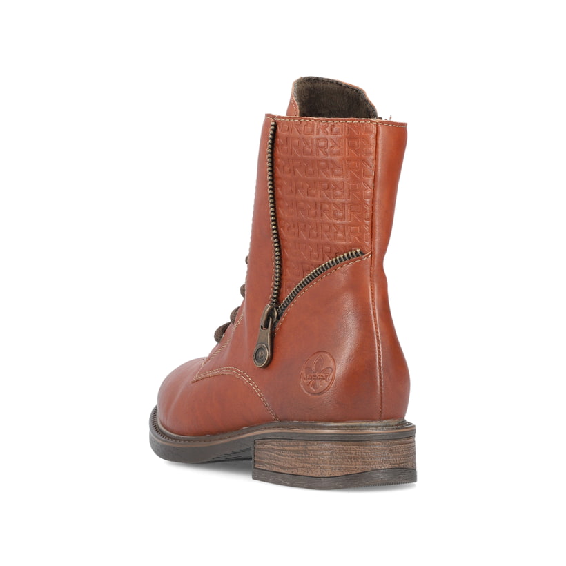 Rieker Artikelnummer 71450-24 Rieker Damen Schnürstiefel fuchsbraun Jubiläumsangebot