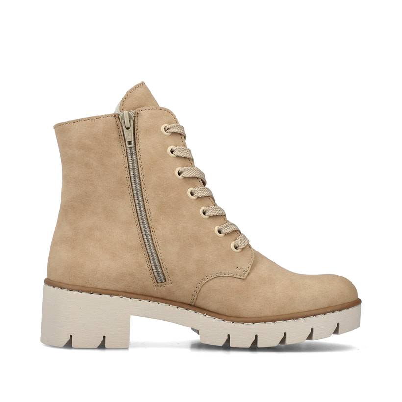 Rieker Artikelnummer X5702-60 Rieker Damen Schnürstiefel braunbeige Lagerräumung