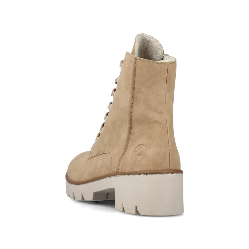 Rieker Artikelnummer X5702-60 Rieker Damen Schnürstiefel braunbeige Lagerräumung