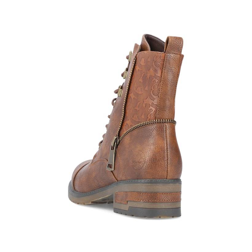 Rieker Artikelnummer 91614-24 Rieker Damen Biker Boots schokobraun Heißer Verkauf