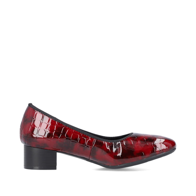 Rieker Artikelnummer 49260-35 Rieker Damen Pumps metallic-rot Zeitlich begrenztes Angebot