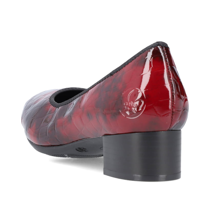Rieker Artikelnummer 49260-35 Rieker Damen Pumps metallic-rot Zeitlich begrenztes Angebot