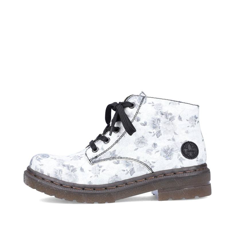 Rieker Artikelnummer 78232-90 Rieker Damen Biker Boots silberweiß Exklusive Angebote