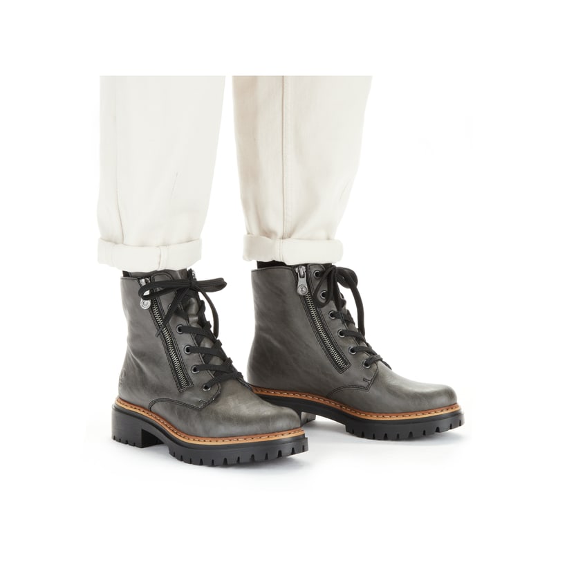 Rieker Artikelnummer 72611-45 Rieker Damen Biker Boots anthrazit Blitzangebot