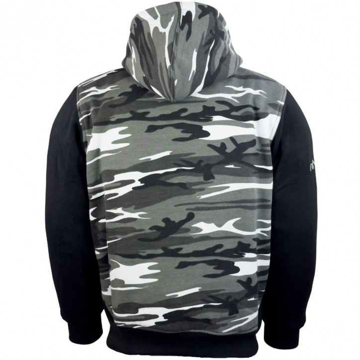 Roleff RO3350 - Hoodie mit Aramid & Protektoren - camouflage/ schwarz/ weiss Outlet