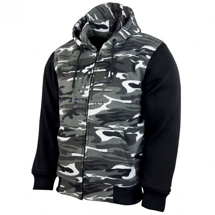 Roleff RO3350 - Hoodie mit Aramid & Protektoren - camouflage/ schwarz/ weiss Outlet