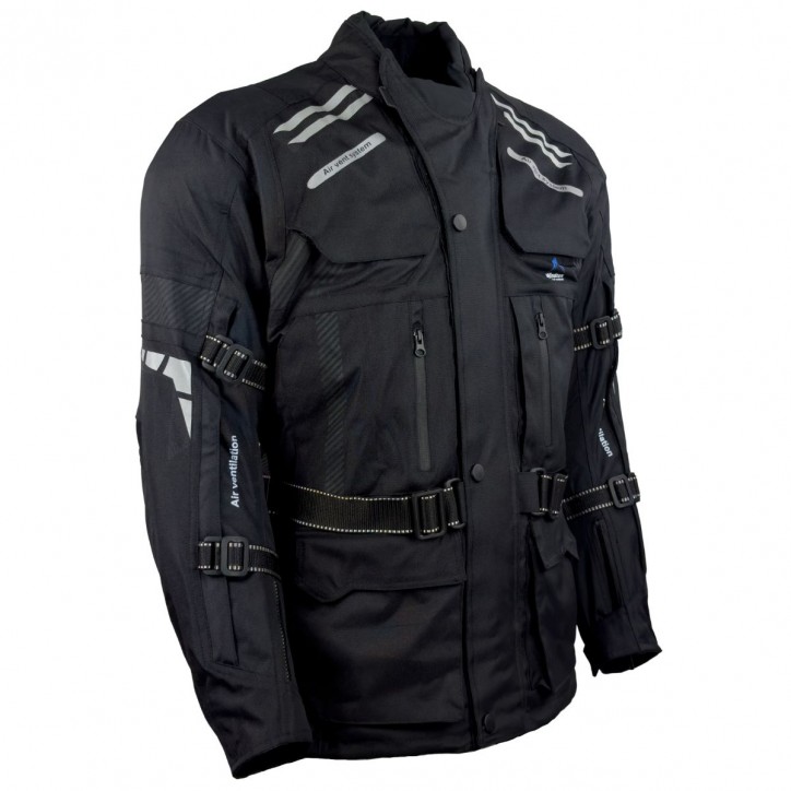 Roleff RO774 - Motorradjacke in Schwarz Limitierter Zeitrabatt