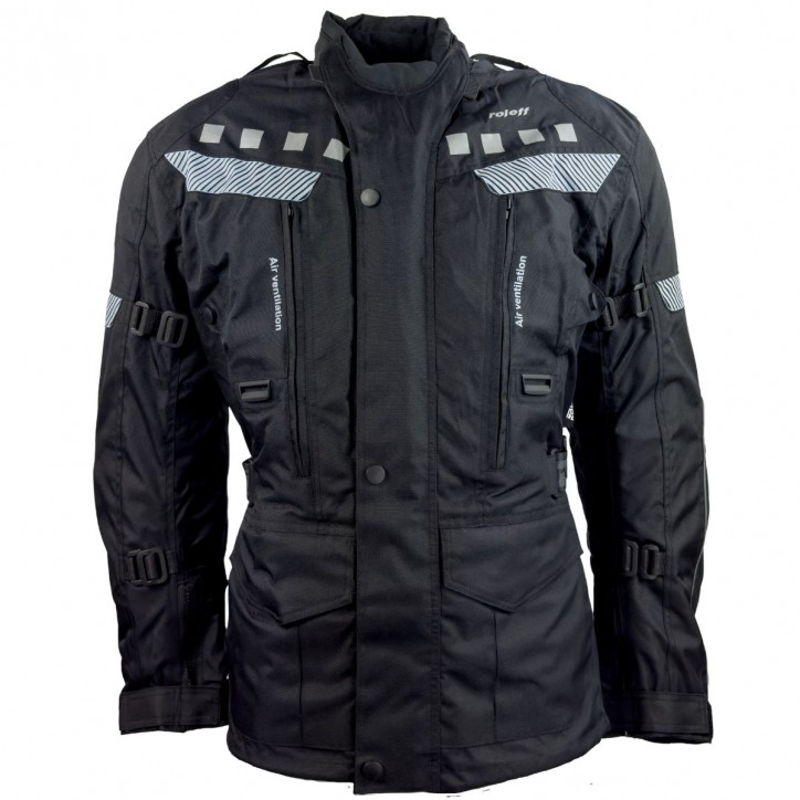 Roleff RO773 - Motorradjacke mit abnehmbarer Neon-Weste Verkauf