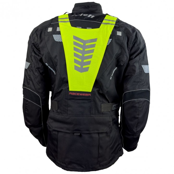 Roleff RO773 - Motorradjacke mit abnehmbarer Neon-Weste Verkauf