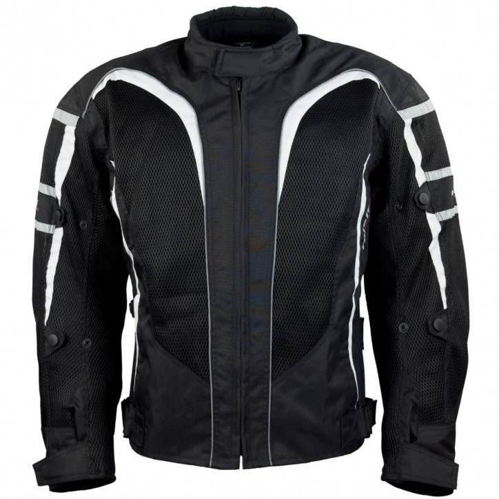 Roleff RO607 - Leichte Motorrad Sommerjacke mit großen Meshgewebeflächen Angebote