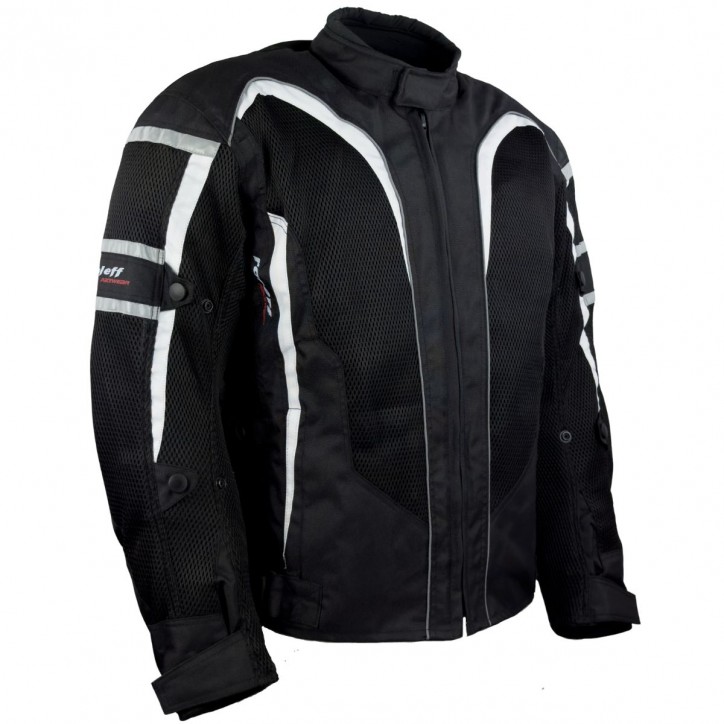 Roleff RO607 - Leichte Motorrad Sommerjacke mit großen Meshgewebeflächen Angebote