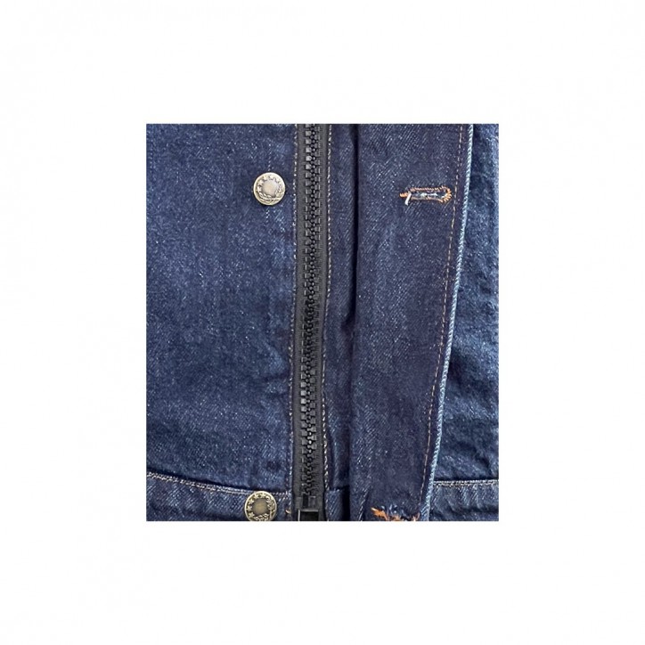 Roleff RO1515 - Blau/Stonewashed - Klassische Jeans Motorradjacke mit Aramidverstärkung Schlussverkauf