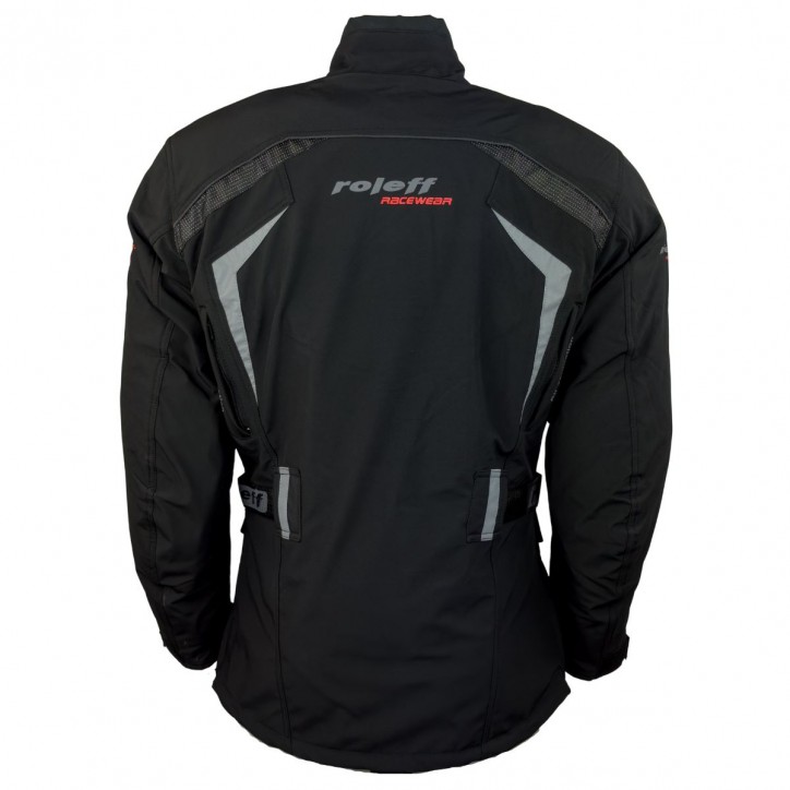 Roleff RO1512 - Schwarze Softshell Motorradjacke Online