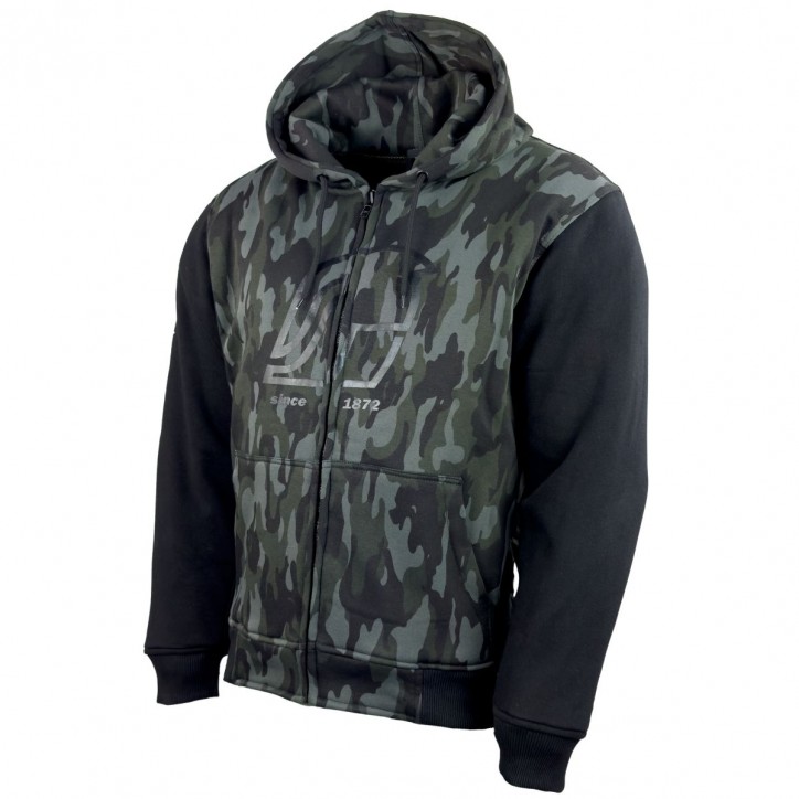 Roleff RO3340 - Hoodie mit Aramid & Protektoren - camouflage/schwarz