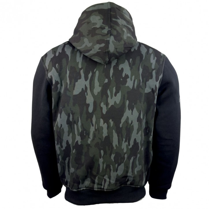 Roleff RO3340 - Hoodie mit Aramid & Protektoren - camouflage/schwarz Outlet