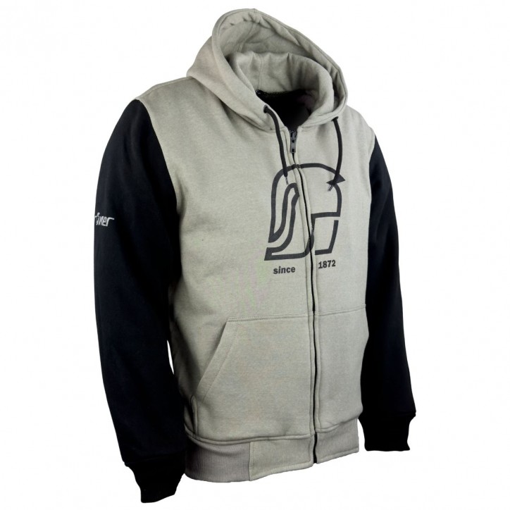 Roleff RO3330 - Hoodie mit Aramid & Protektoren - beige/schwarz Auslauf