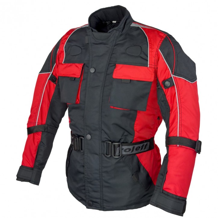 Roleff RO432K Motorradjacke für Kinder, rot