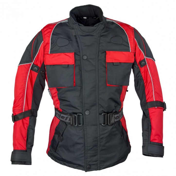 Roleff RO432K Motorradjacke für Kinder, rot Günstiger Verkauf
