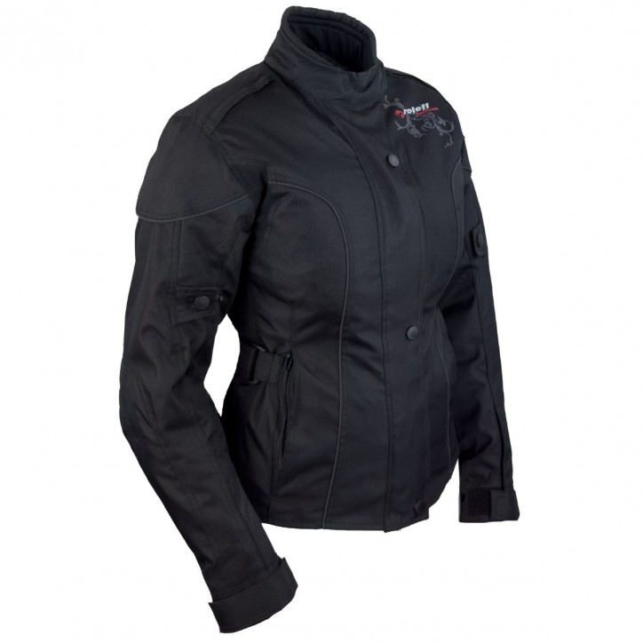 Roleff RO960 - Motorradjacke für Damen in Schwarz Auslauf
