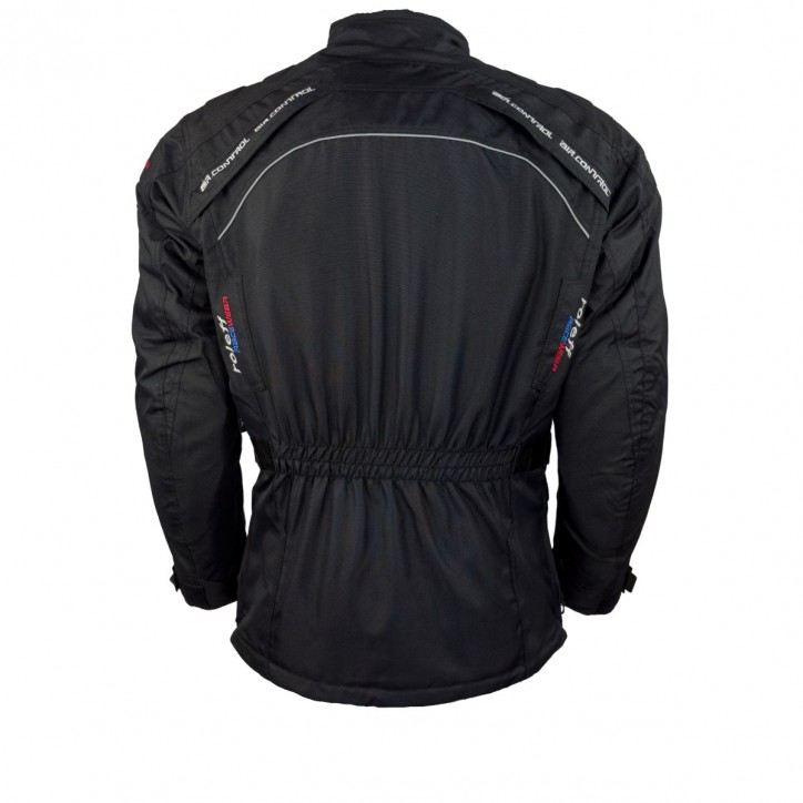 Roleff RO780 - Motorradjacke mit Wind-Tex® Klimamembrane - Belüftung - CE Protektoren - schwarz Günstiger Verkauf