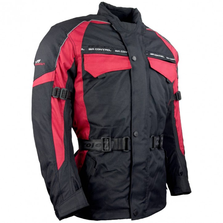 Roleff RO703 - Motorradjacke in Schwarz / Rot Meist gekauft