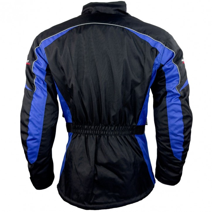 Roleff RO702 - Motorradjacke in Schwarz / Blau Blitzverkäufe