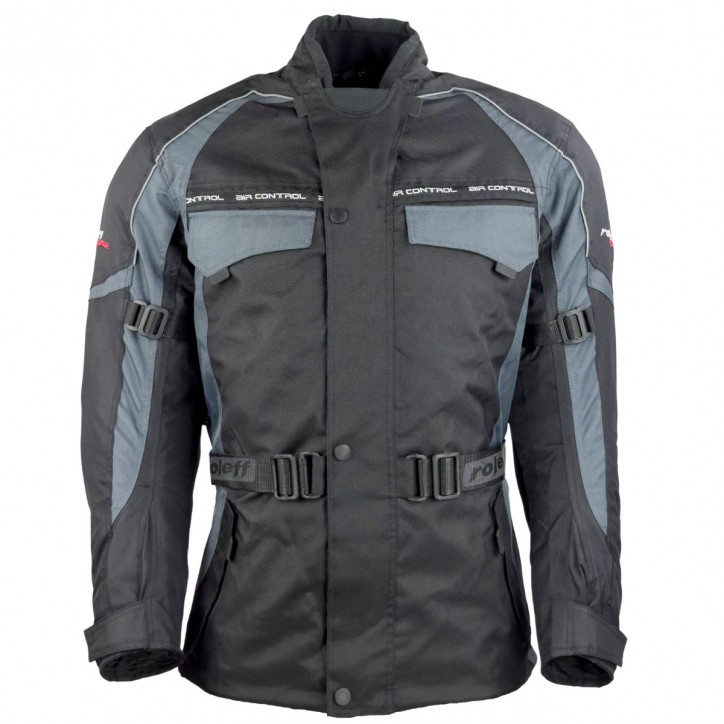 Roleff RO701 - Motorradjacke in Schwarz / Grau Online
