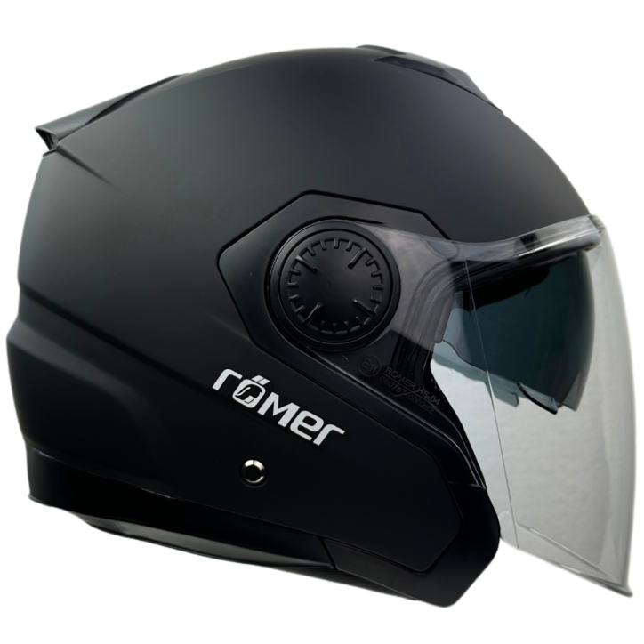 Roleff RR10901 - Römer Jethelm - Motorradhelm mit Sonnenvisier, schwarzmatt Angebote