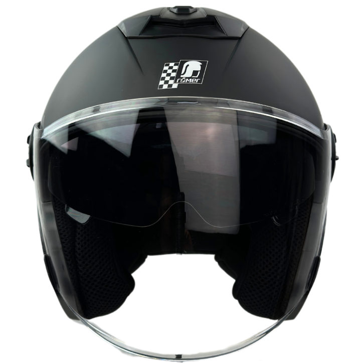 Roleff RR10901 - Römer Jethelm - Motorradhelm mit Sonnenvisier, schwarzmatt Angebote