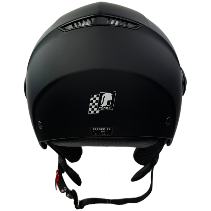 Roleff RR10801 - Römer Jethelm - Motorradhelm, mattschwarz Hotsell