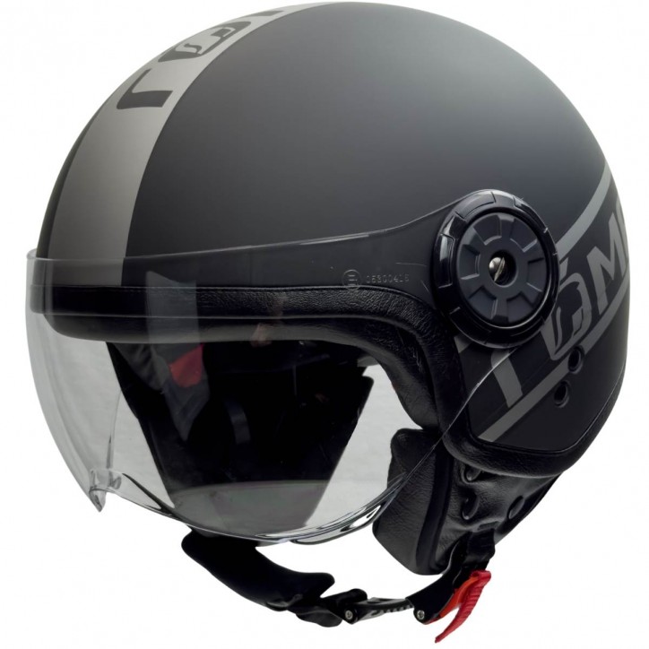 Roleff Motorrad- Jethelm mit Pilotenvisier in edlem Design